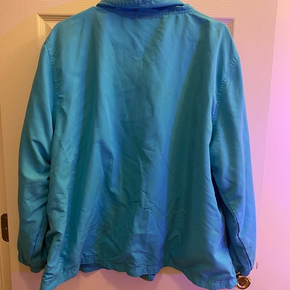 blue rain jacket - Picture 2 of 2